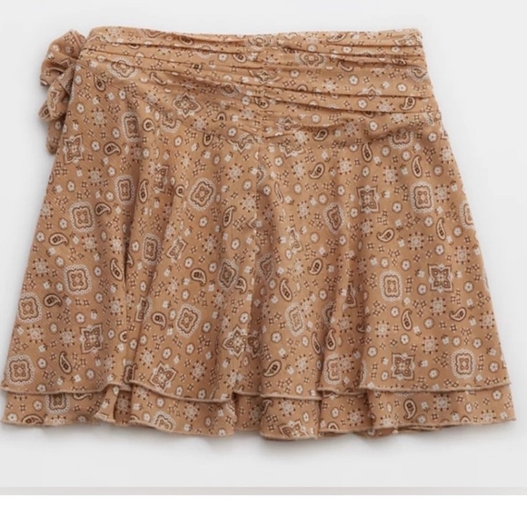 Aerie Chiffon Wrap Skirt for Women NWT 0703-1472 - Picture 2 of 6